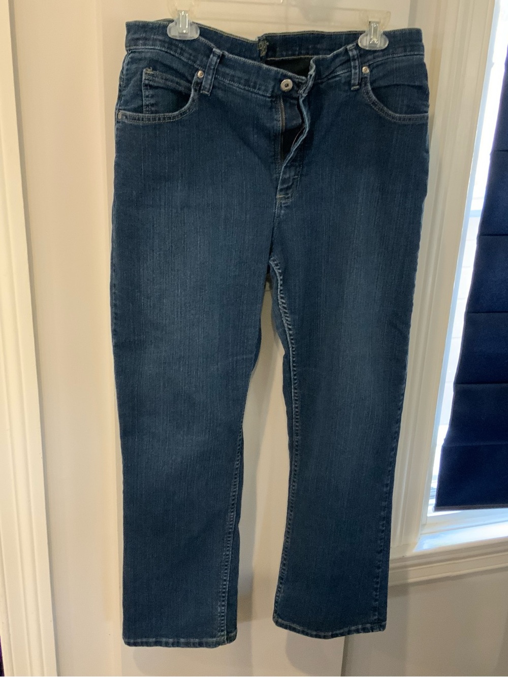 Lees Classic Women's Dark Blue Straight-Leg Jeans size 18 sku 3316